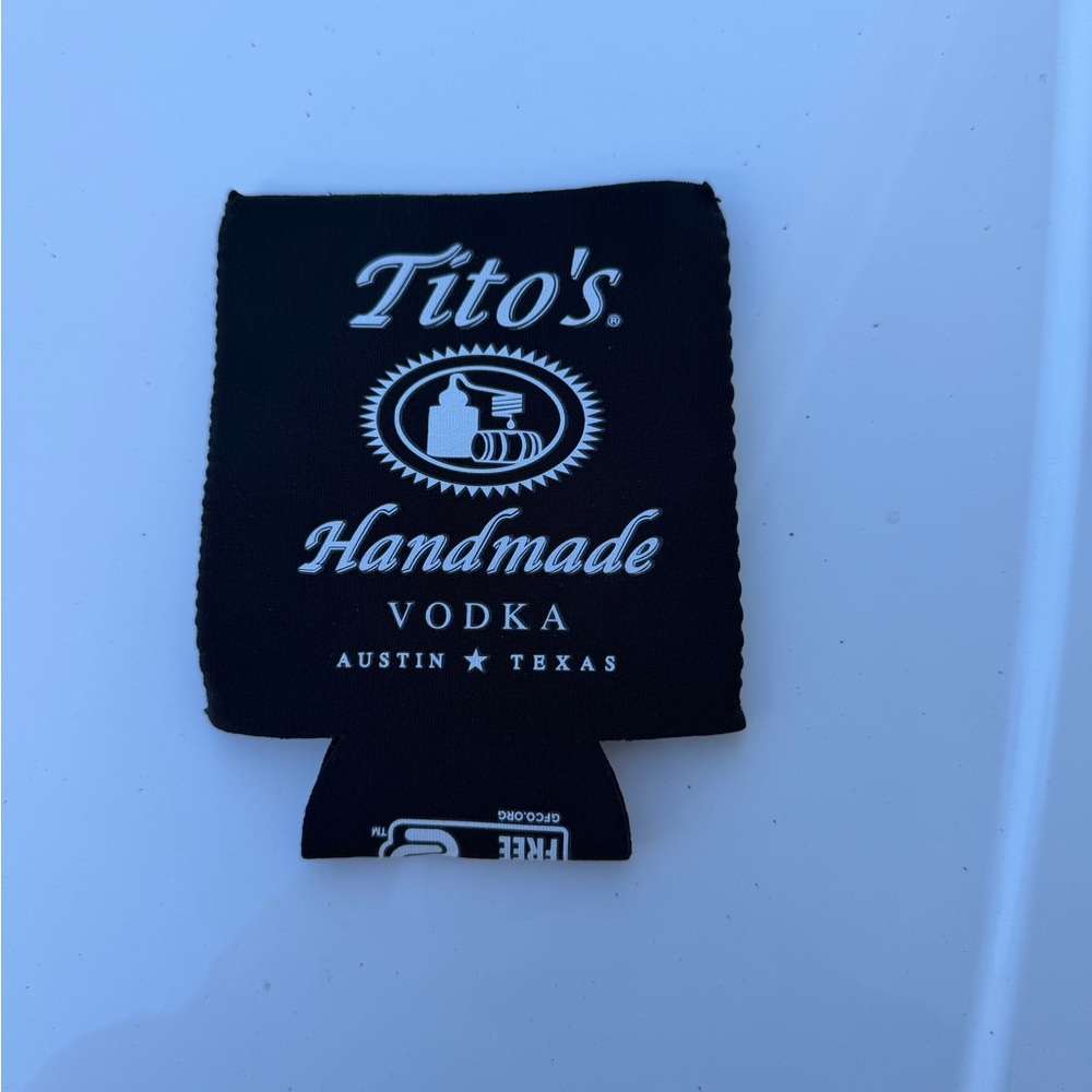 Set of 3 Tito's Handmade Vodka Black Can Cooler